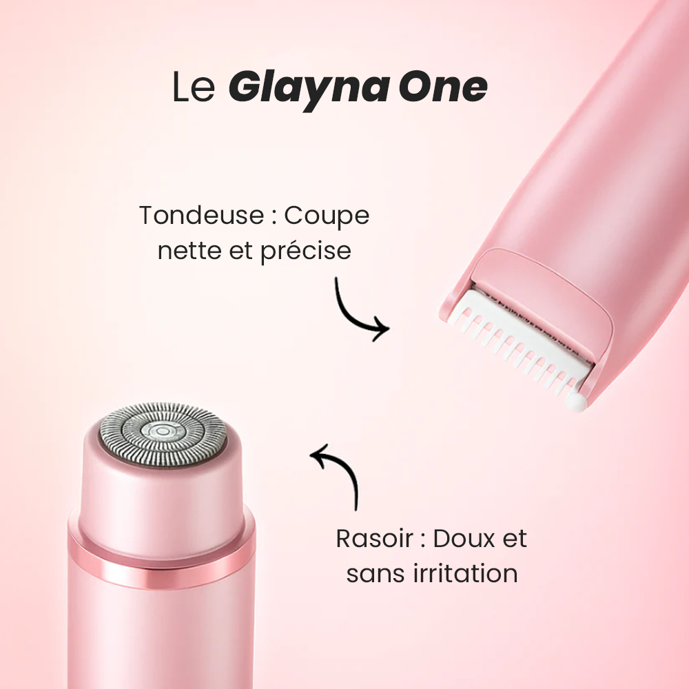 GlaynaOne - Rasoir Électrique Intime