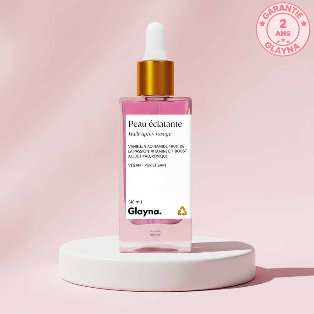 Glayna® - Huile apaisante après-rasage naturelle (40ml)